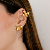 Butterfly earrings / ear cuff