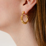 Coral earrings