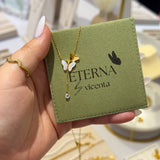 Butterfly mother necklace