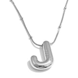 Ballon initial necklace