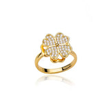 Clover adjustable ring