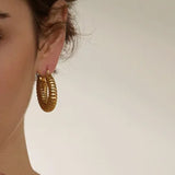 Chunky earrings