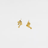 Small honey drop earrings